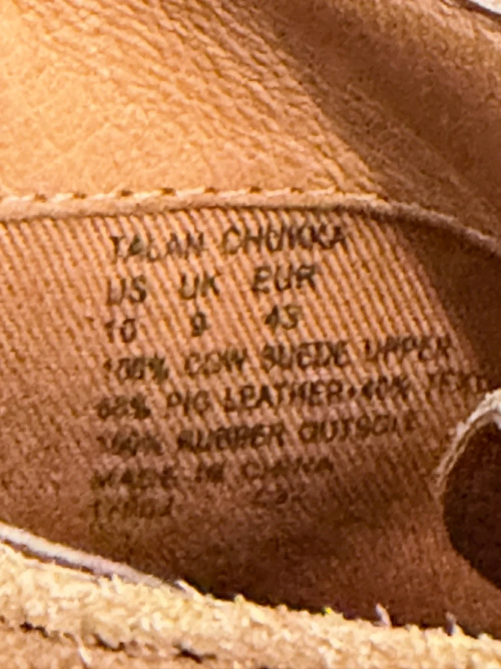 Polo Ralph Lauren Suede Chukka Boots – Men’s Size 10 – Tan